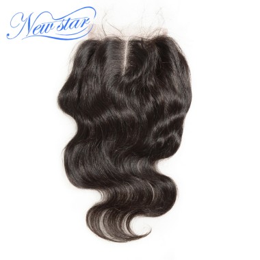 Top Quality Brazilian 5x5 Body Wave Hair Lace Closure Three Part