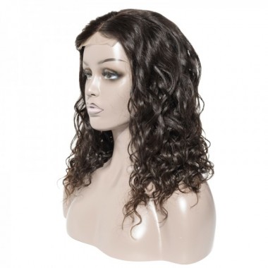 Premium Donor Brazilian Natural Wave 4*4 Lace Closure Wig 180% Density