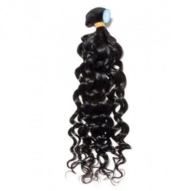 Premium Donor Brazilian Natural Wave Virgin Hair 1 Bundle 100% Unprocessed Raw Human Hair Weft