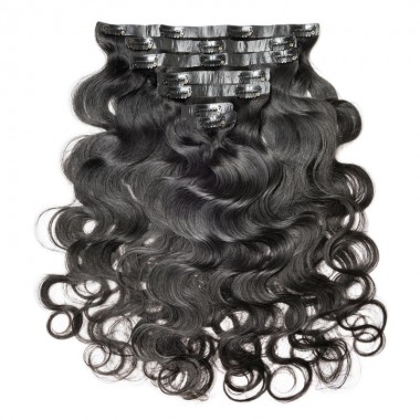 New Star Premium Donor PU Clip In Body Wave Virgin Hair Extension
