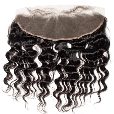 Premium Donor Virgin Hair Top Quality 13*4 Loose Deep Wave Free Part Lace Frontal