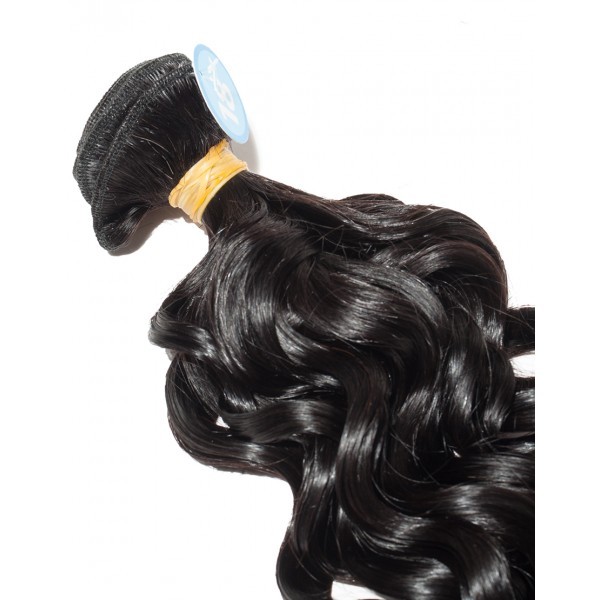 Brazilian natural top wave hair bundles