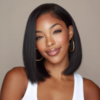 Brazilian Virgin Hair 4x4 Silk Top Base Straight Bob Wig 250% Density
