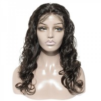 Top Quality Brazilian Virgin Hair 4x4 Loose Body Lace Closure Wig 180% Density