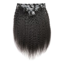 New Star Premium Donor PU Clip In Kinky Straight Virgin Hair Extension