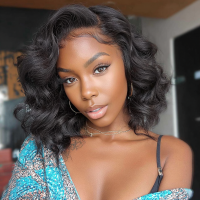 Brazilian Virgin Hair 4x4 Loose Wave Lace Closure Wig 250% Density