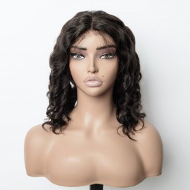 Brazilian Virgin Hair 13x4 Loose Wave Lace Frontal Wig 250% Density